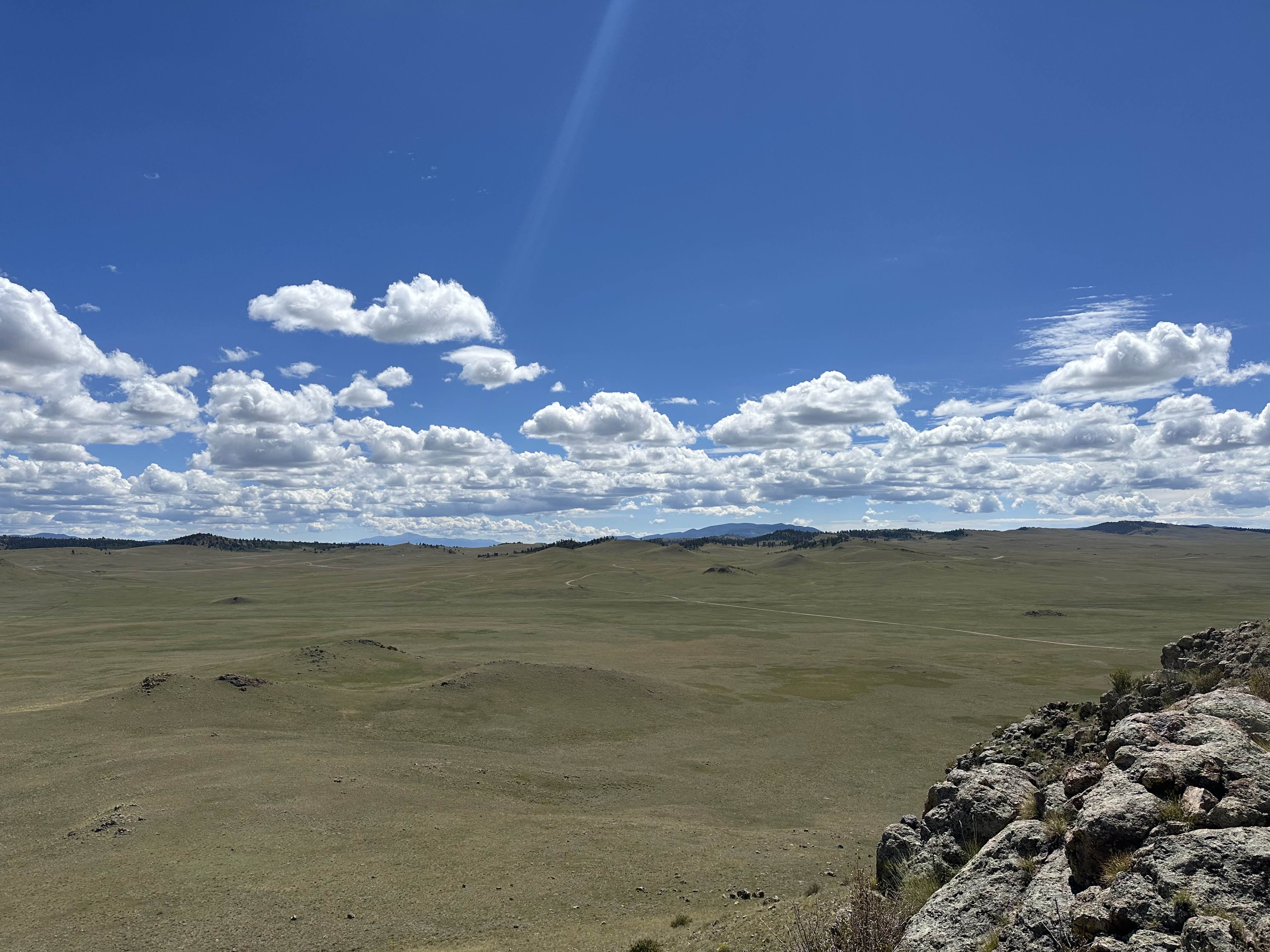 Shawnee Trail winding through the high plains